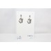 Om Earrings Women 925 Sterling Silver Traditional Hand Engraved Religious D505